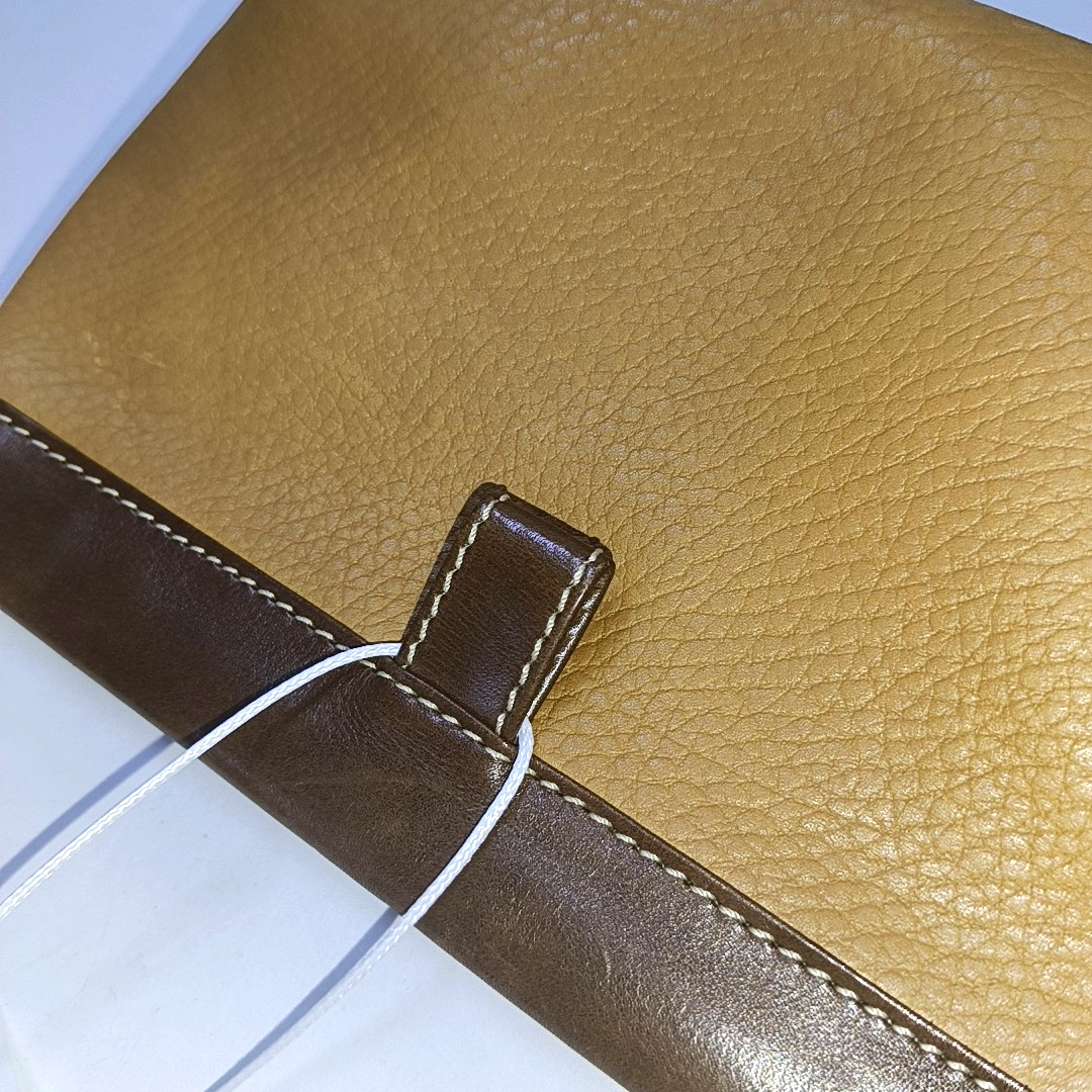 LOEWE Brown Cow Leather Grained Handbag Golden hardware-(SKU)-943656092