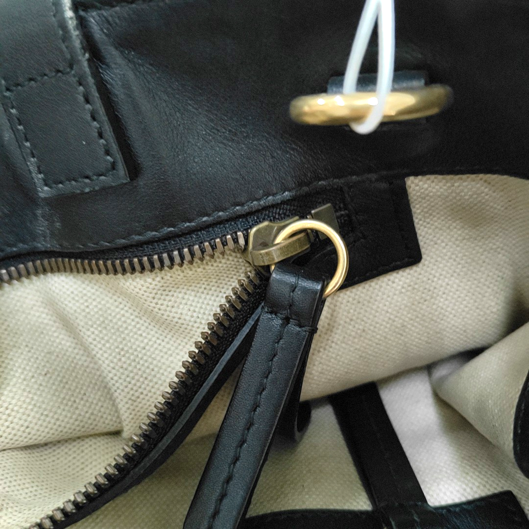 GUCCI Tote bag Brown Coated Canvas Monogrammed Tiger Head Handbag Golden hardware-(SKU)-951669810