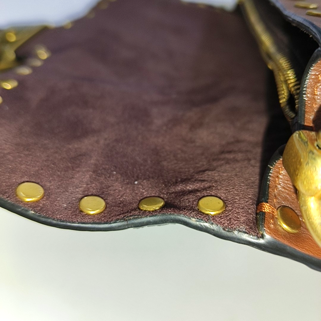 COACH TABBY 26 Black Leather Studs Crossbody Shoulder Bag Tote Shoulder Bag Golden hardware shoulder straps-(SKU)-940019966