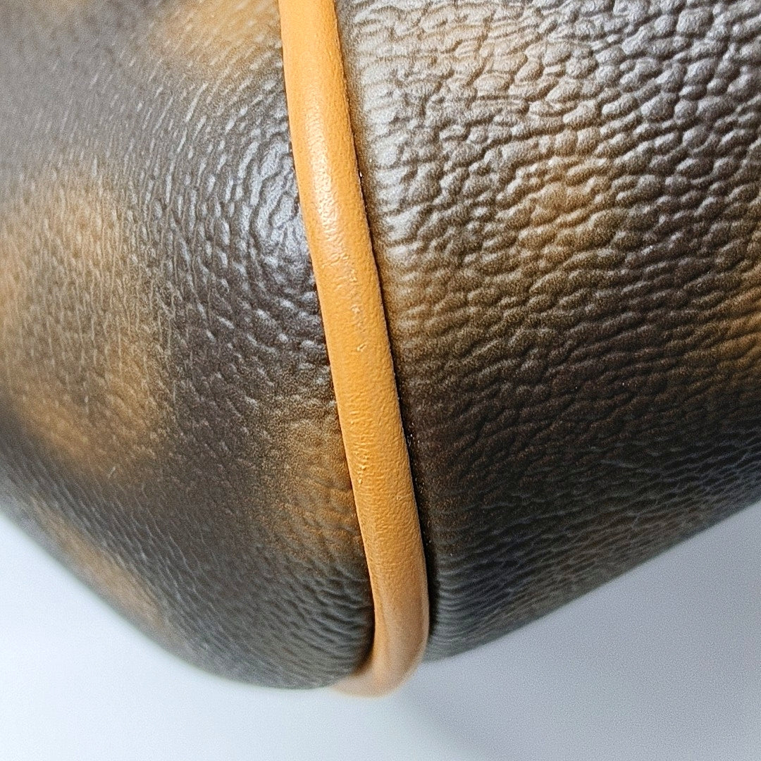 LOUIS VUITTON EXCURSION Brown Coated Canvas Monogram Backpack with Gold Hardware-(SKU)-968153919