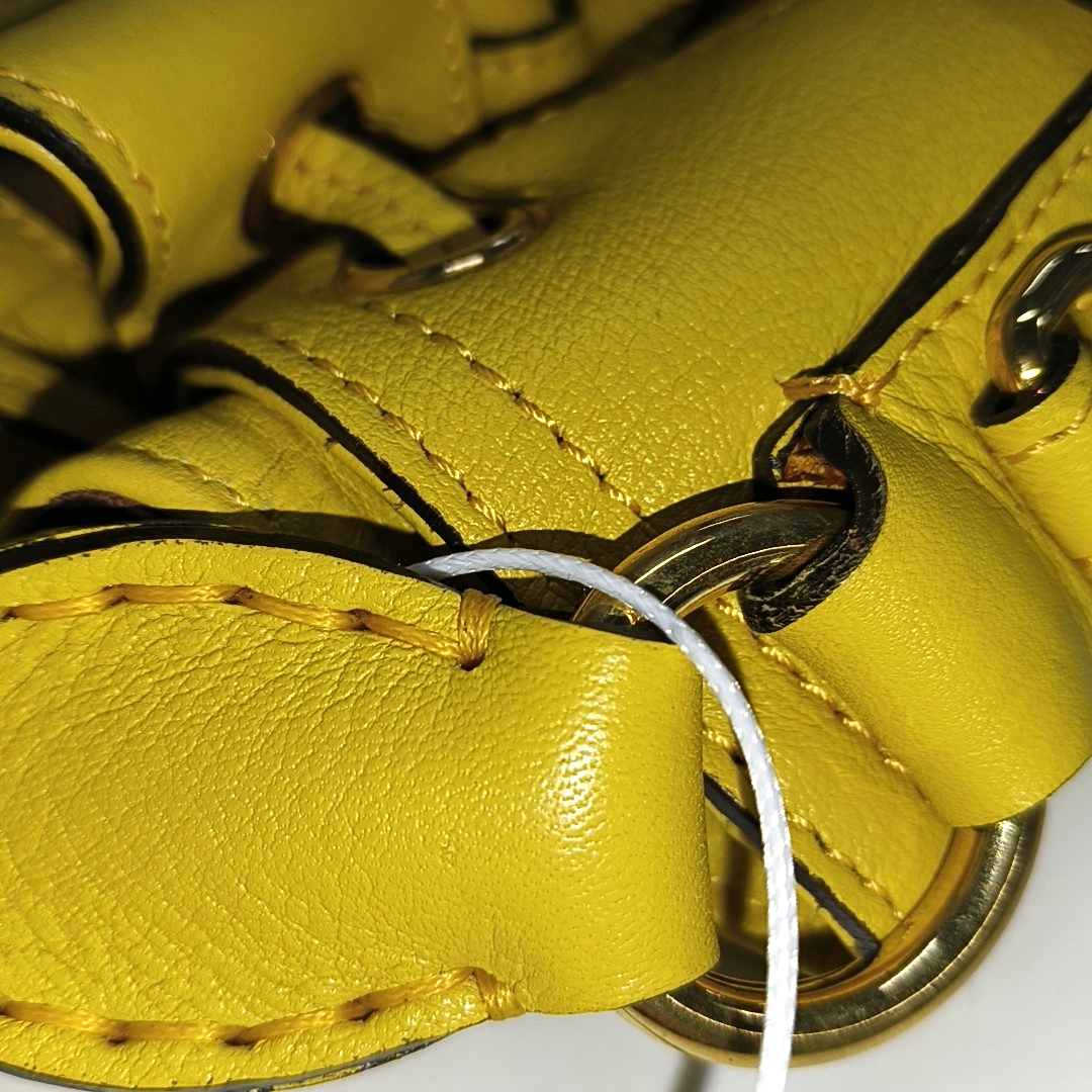 BURBERRY Northfield Yellow Leather Shoulder Bag Tote Golden hardware Removable shoulder strap-(SKU)-14373312