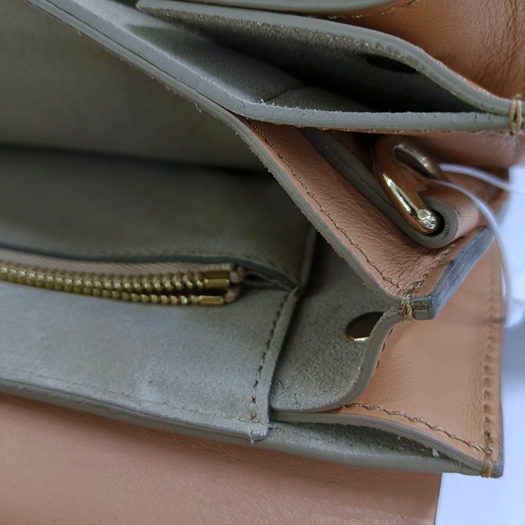 Chloé Faye Medium size Orange Suede Leather Single Shoulder Bag Golden hardware Removable shoulder strap-(SKU)-950948010