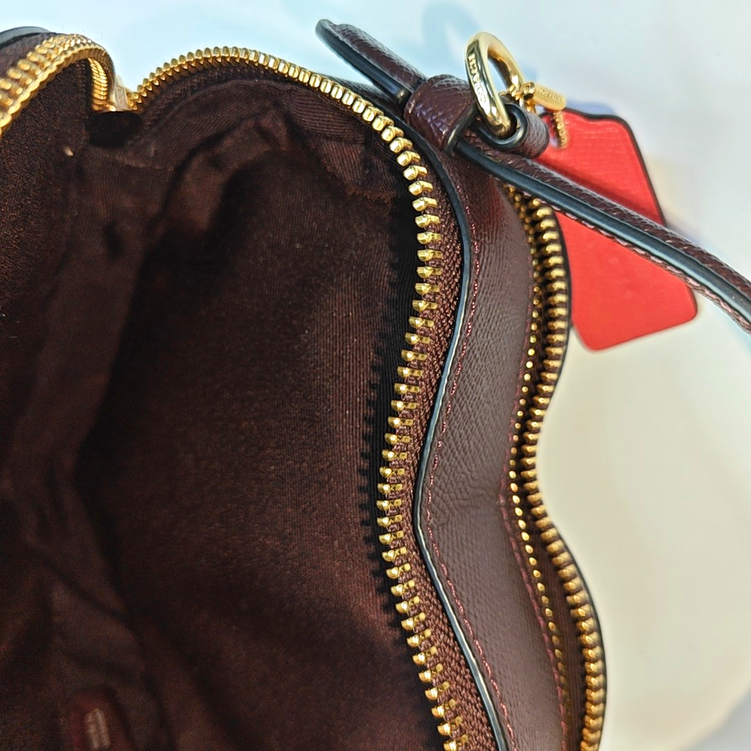 COACH Khaki Coated Canvas Monogrammed Jacquard Single Shoulder Bag Crossbody Tote Golden hardware Removable shoulder strap-(SKU)-934853353