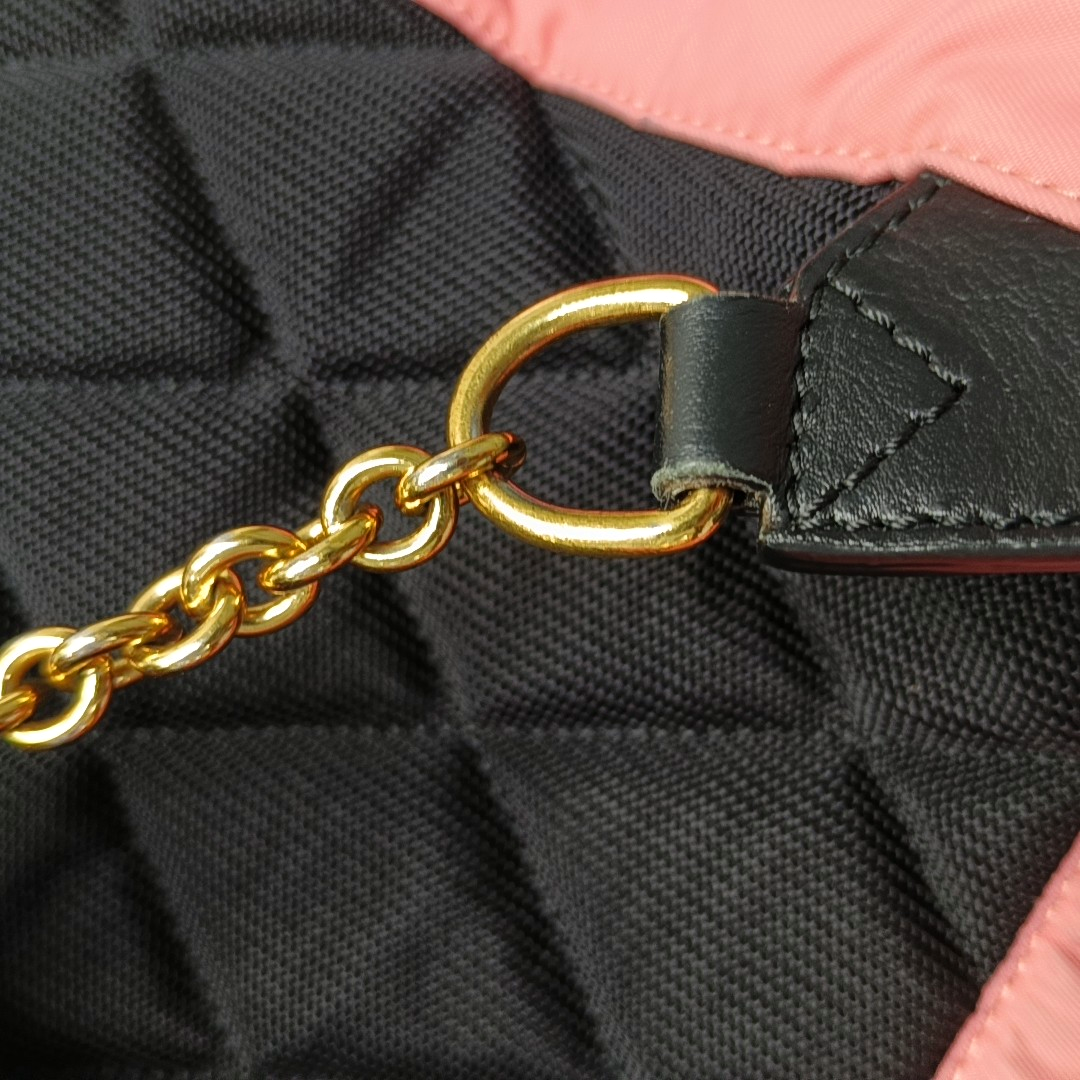BURBERRY The Rucksack Medium size Pink Nylon Backpack Golden hardware-(SKU)-955860054