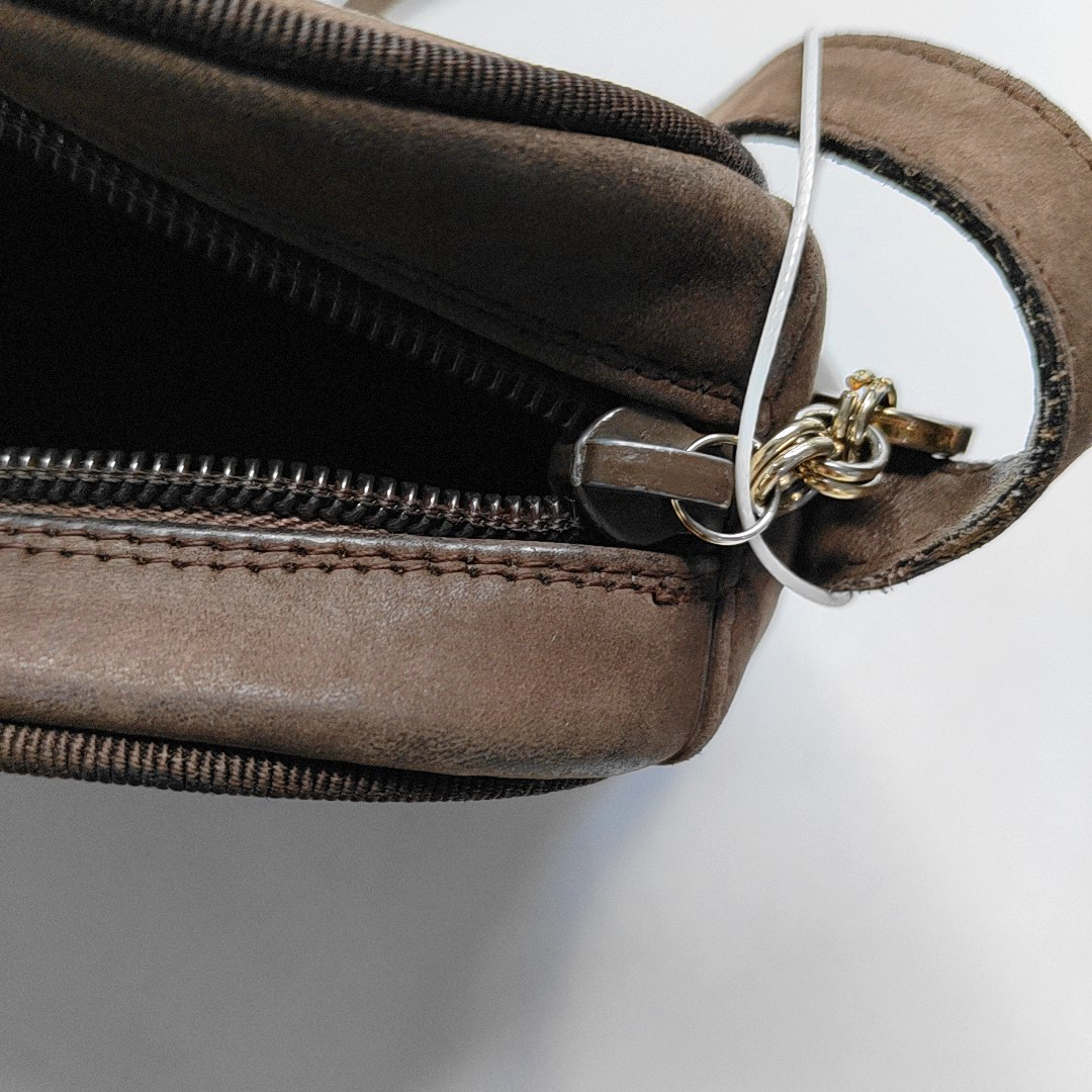 FERRAGAMO Vara Brown Leather Crossbody Single Shoulder Bag Golden hardware-(SKU)-944711429