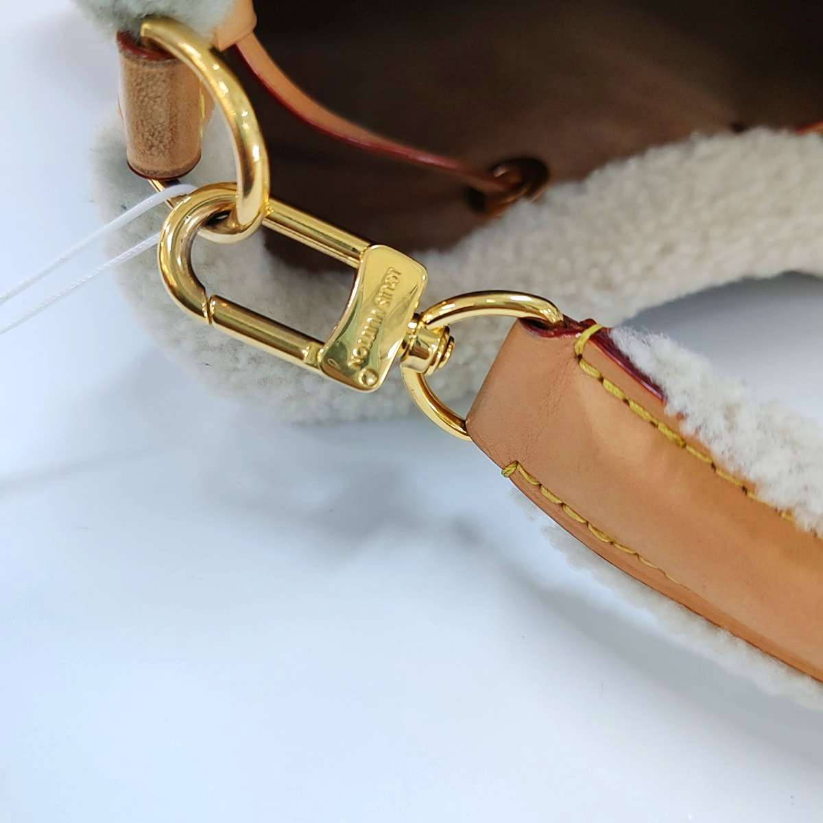 LOUIS VUITTON NÉONOÉ BB Brown Coated Canvas Monogram Bucket Bag Shoulder Bag with 2 Removable Straps Gold Hardware Complete Accessories-(SKU)-959040977
