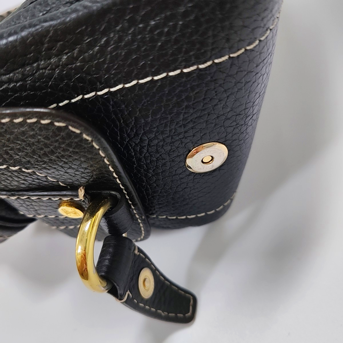 CELINE Tote bag Brown Cowhide Handbag Golden hardware-(SKU)-946083978