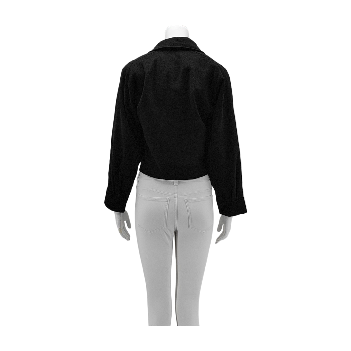 Chloé Mcode Spring and Autumn Black Wool Women's Long Sleeve Short Other Jacket-(SKU)-940775072