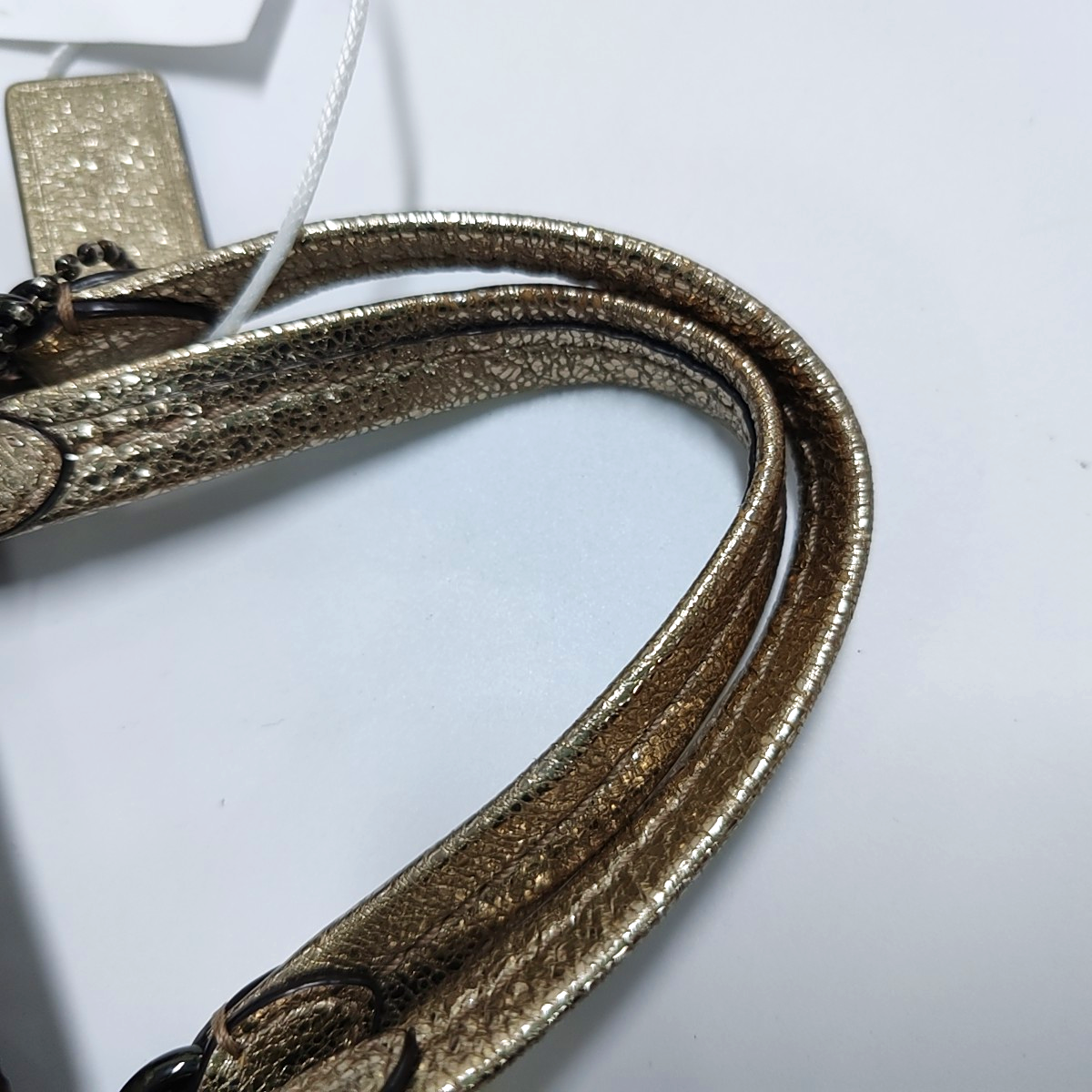 COACH DREAMER Champagne Cowhide Single Shoulder Handbag Crossbody Golden hardware Removable shoulder strap-(SKU)-934000281