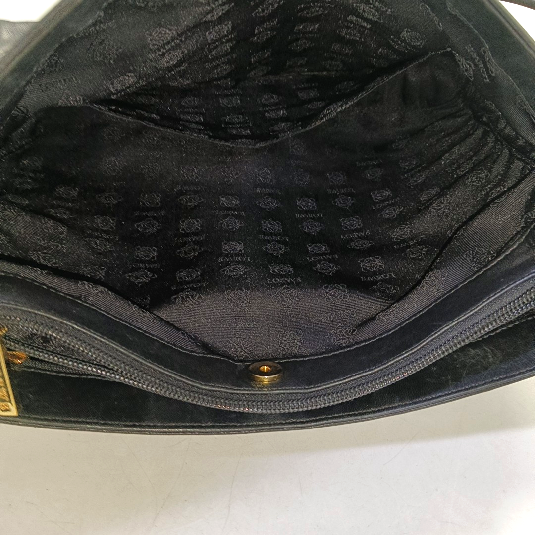 LOEWE Tote bag Black Lamb Leather Single Shoulder Bag Golden hardware-(SKU)-952391467