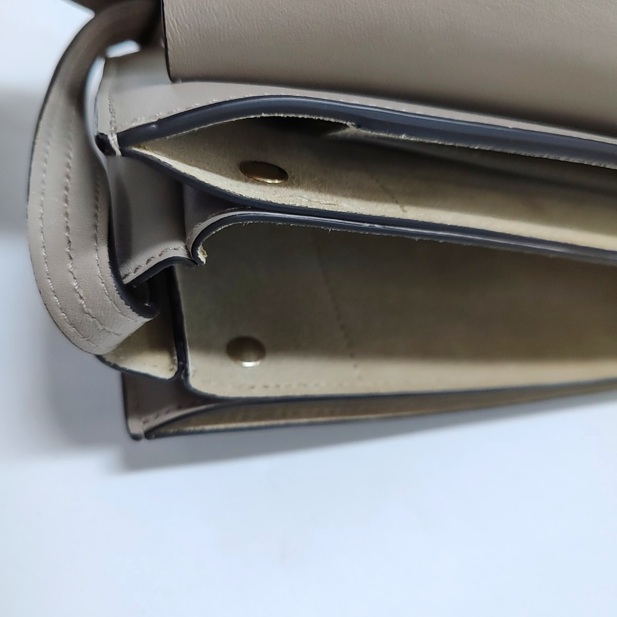 Chloé Faye Small size Grey Leather Single Shoulder Bag Golden Silver Hardware-(SKU)-959251490