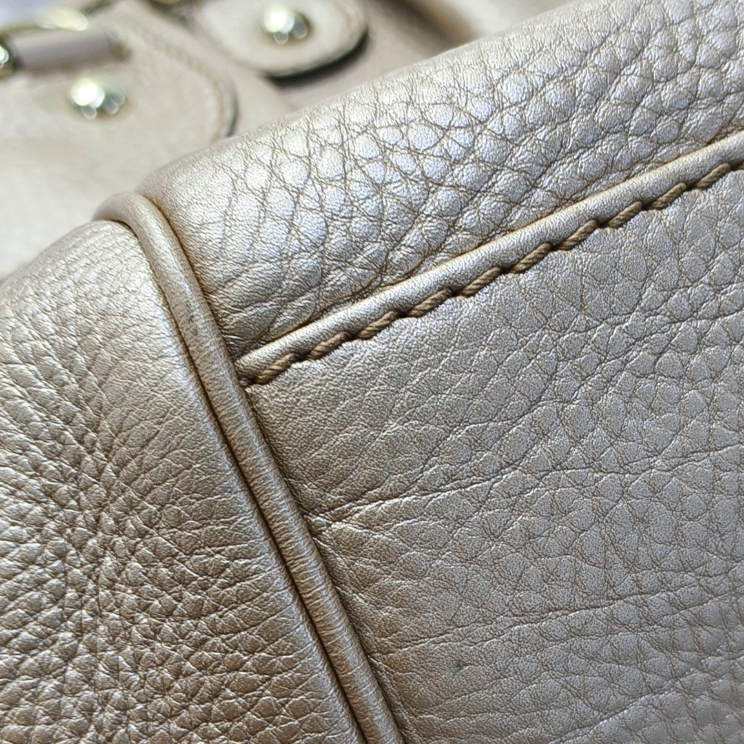 GUCCI Sukey Rose Gold Leather Single Shoulder Bag Tote Bag Golden hardware Removable shoulder strap-(SKU)-957916470