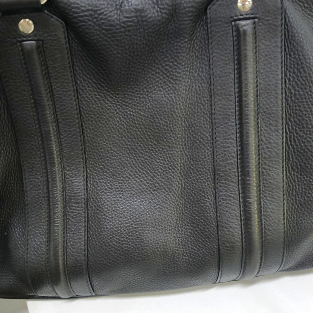 GUCCI Black Leather Single Shoulder Bag Handbag Crossbody Silver Hardware Removable shoulder strap-(SKU)-953641445