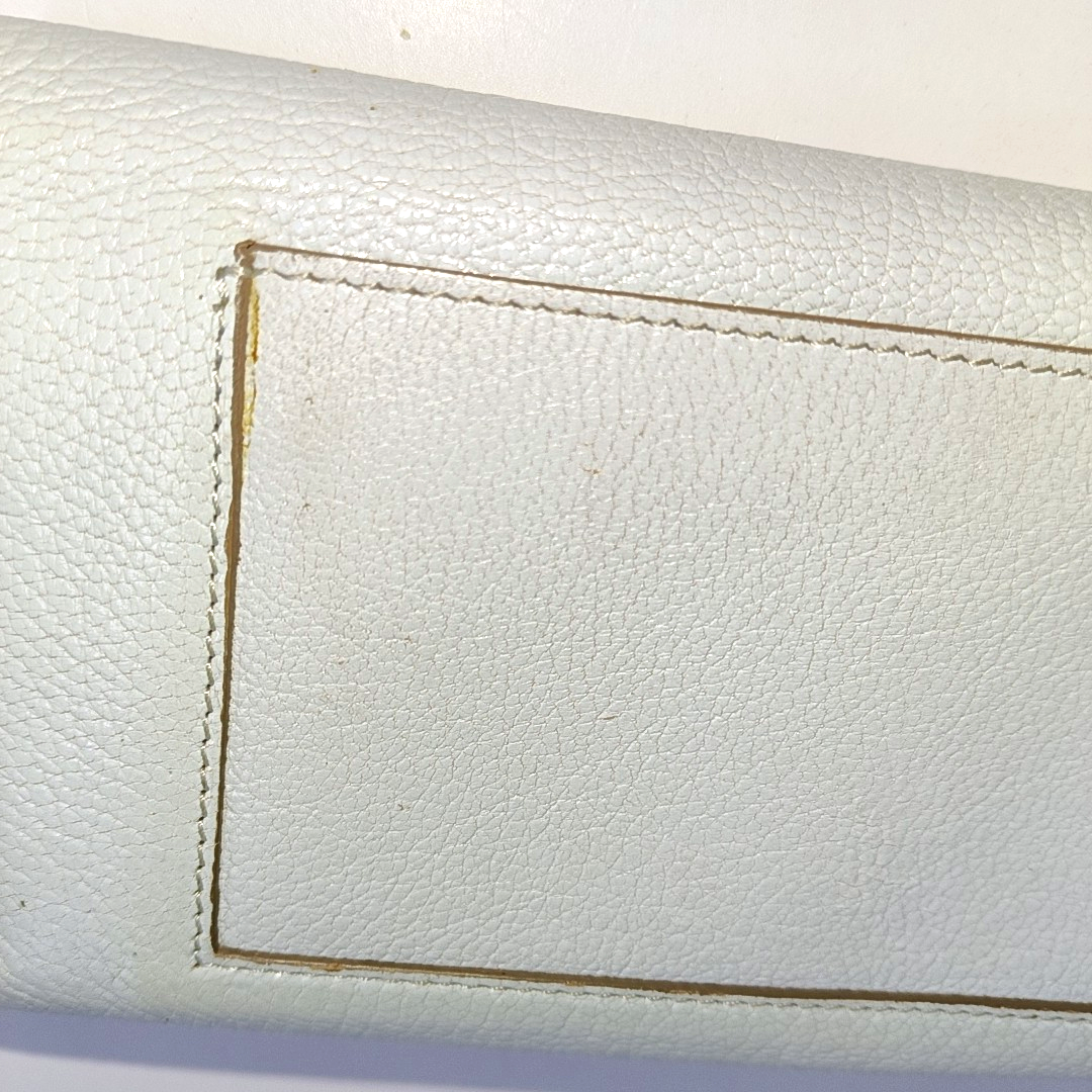 CELINE Light Blue Calfskin Wallet Golden hardware-(SKU)-940440188