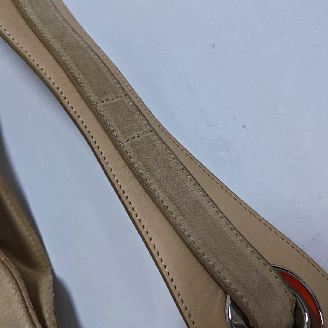 BALLY Tote bag Beige Suede Single Shoulder Tote Bag Silver Hardware-(SKU)-952425737