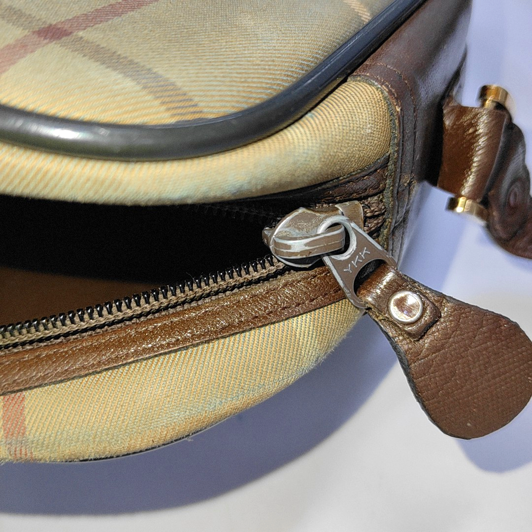BURBERRY Camera Bag Brown Canvas Crossbody Single Shoulder Bag Golden hardware-(SKU)-936478276