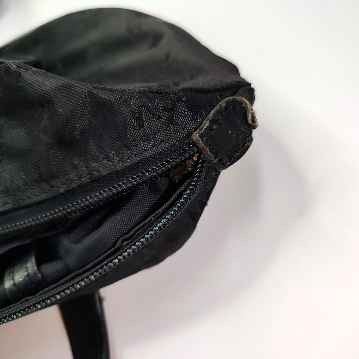 MCM Black fabric handbag Golden hardware-(SKU)-935409041