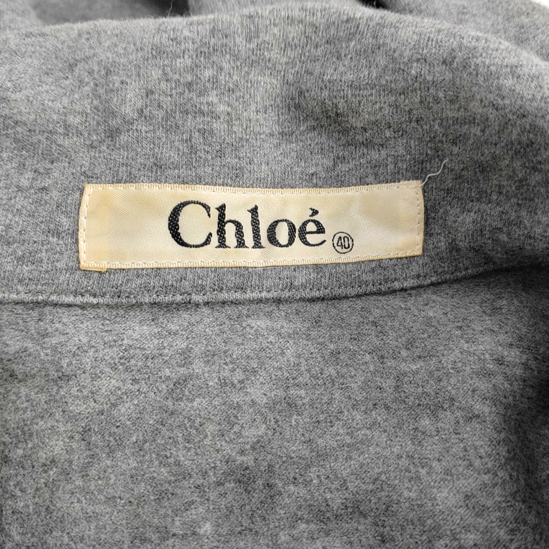 Chloé Lcode Gray wool blend ladies long sleeve long other jacket-(SKU)-13813693