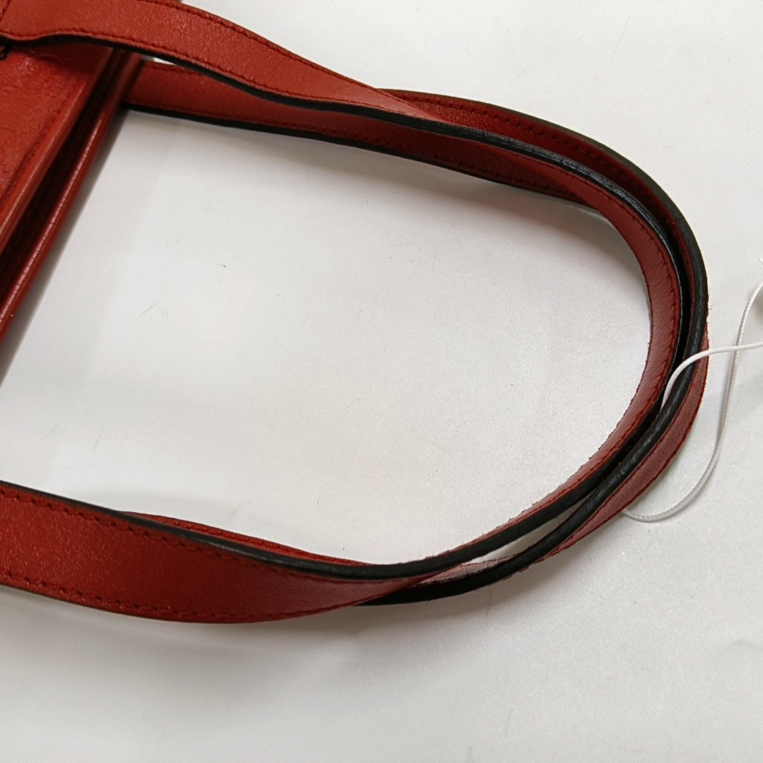 GUCCI GG Imprime Red leather monogram embossed crossbody shoulder tote handbag Golden hardware-(SKU)-954939048