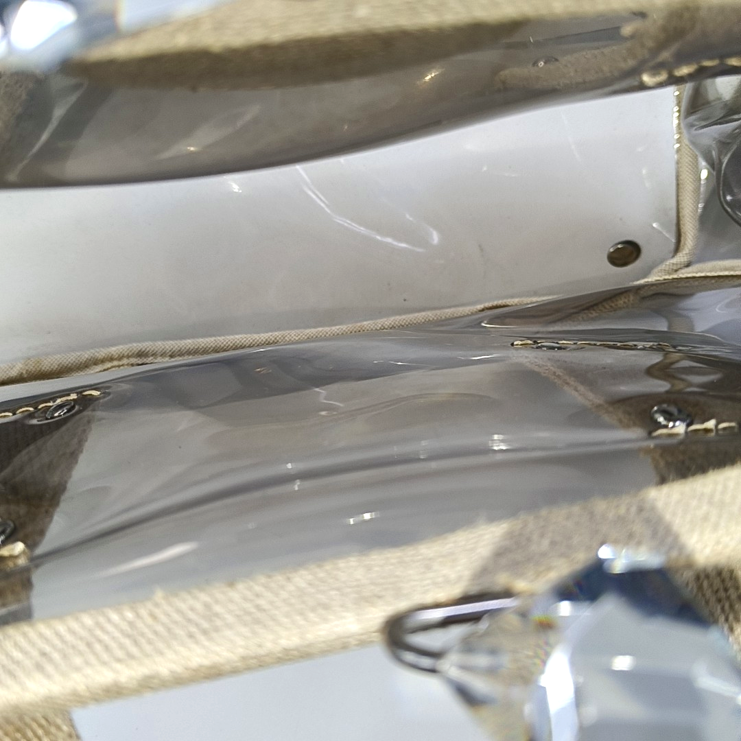 PRADA Transparent special material inlay handbag Silver Hardware Sub-bag-(SKU)-957328200