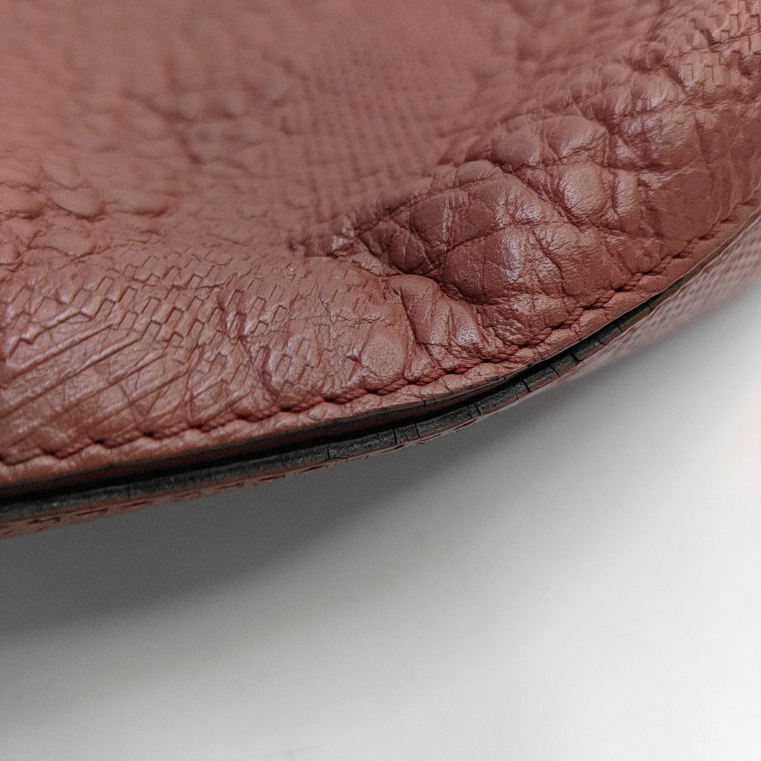 BURBERRY Pink Cowhide Embossed Crossbody Single Shoulder Bag Golden hardware Removable shoulder strap-(SKU)-939917581
