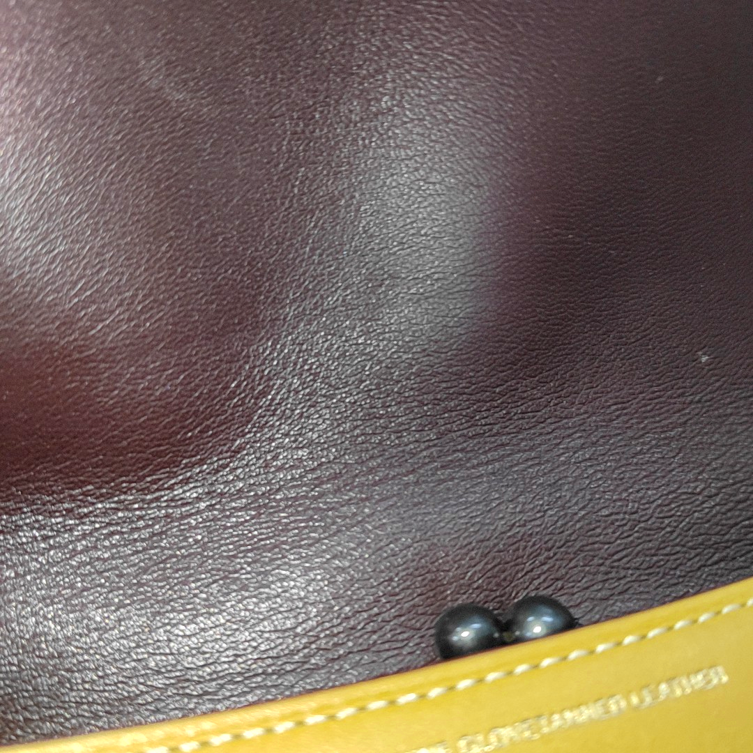 COACH DINKY Yellow Cowhide Single Shoulder Bag Crossbody Bag Black hardware Removable shoulder strap-(SKU)-14415127