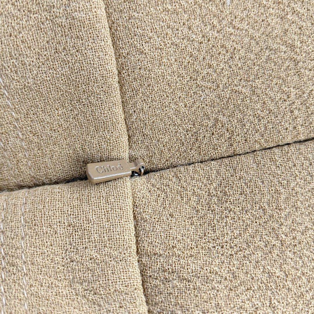 Chloé XScode Autumn and Spring Brown Wool Ladies Short Half Skirt-(SKU)-935901170
