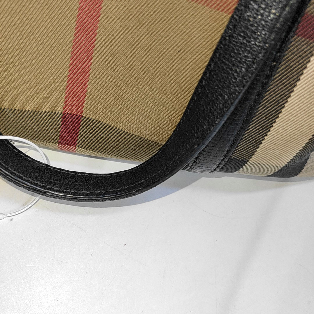BURBERRY Alchester Multicolor Canvas Handbag Golden hardware-(SKU)-939790011