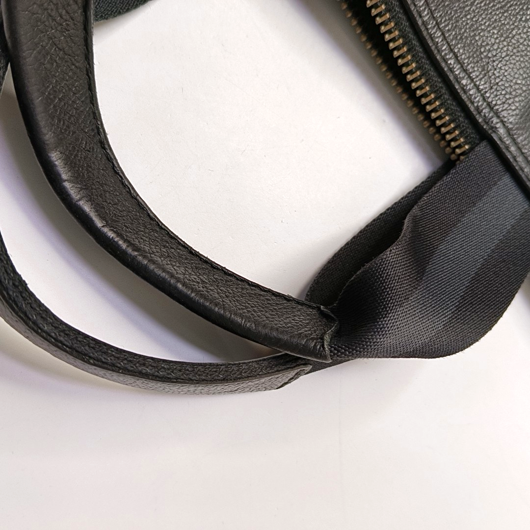 COACH Black Cowhide Single Shoulder Bag Sling Bag Tote Silver Hardware Removable shoulder strap-(SKU)-951940075