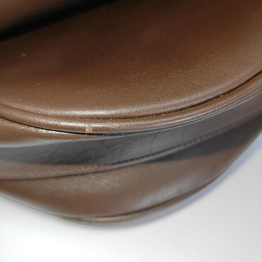 GUCCI Brown Cowhide Single Shoulder Bag Golden hardware Removable shoulder strap-(SKU)-13634891