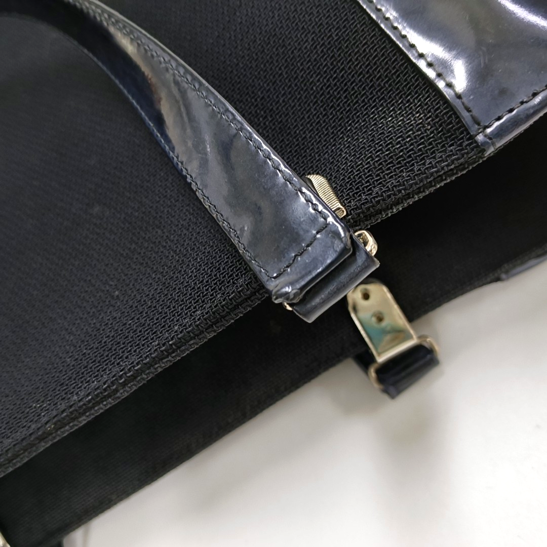 DIOR Tote bag Black Fabric Single Shoulder Bag Silver Hardware Pouch detachable shoulder strap-(SKU)-929190229