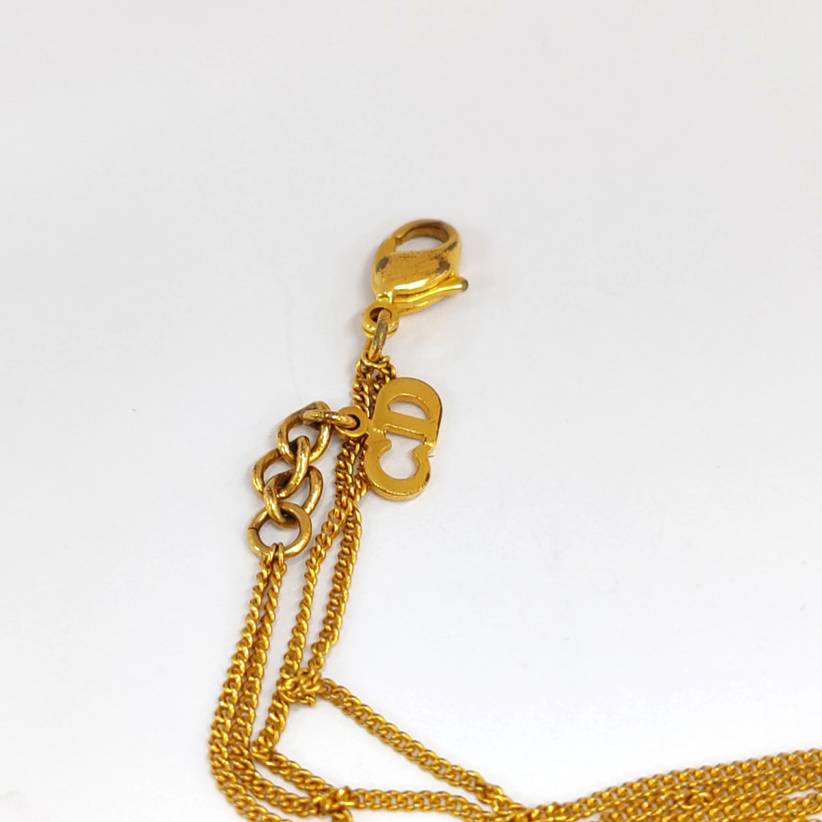 DIOR Dog Tag Gold Alloy Bracelet Length20cm-(SKU)-942849009