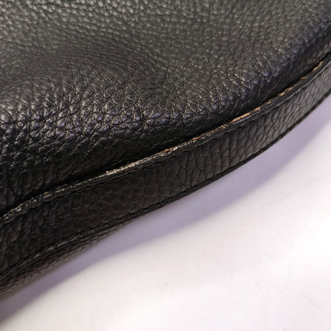 BVLGARI Tote bag Black cowhide tote bag Silver Hardware-(SKU)-958155763