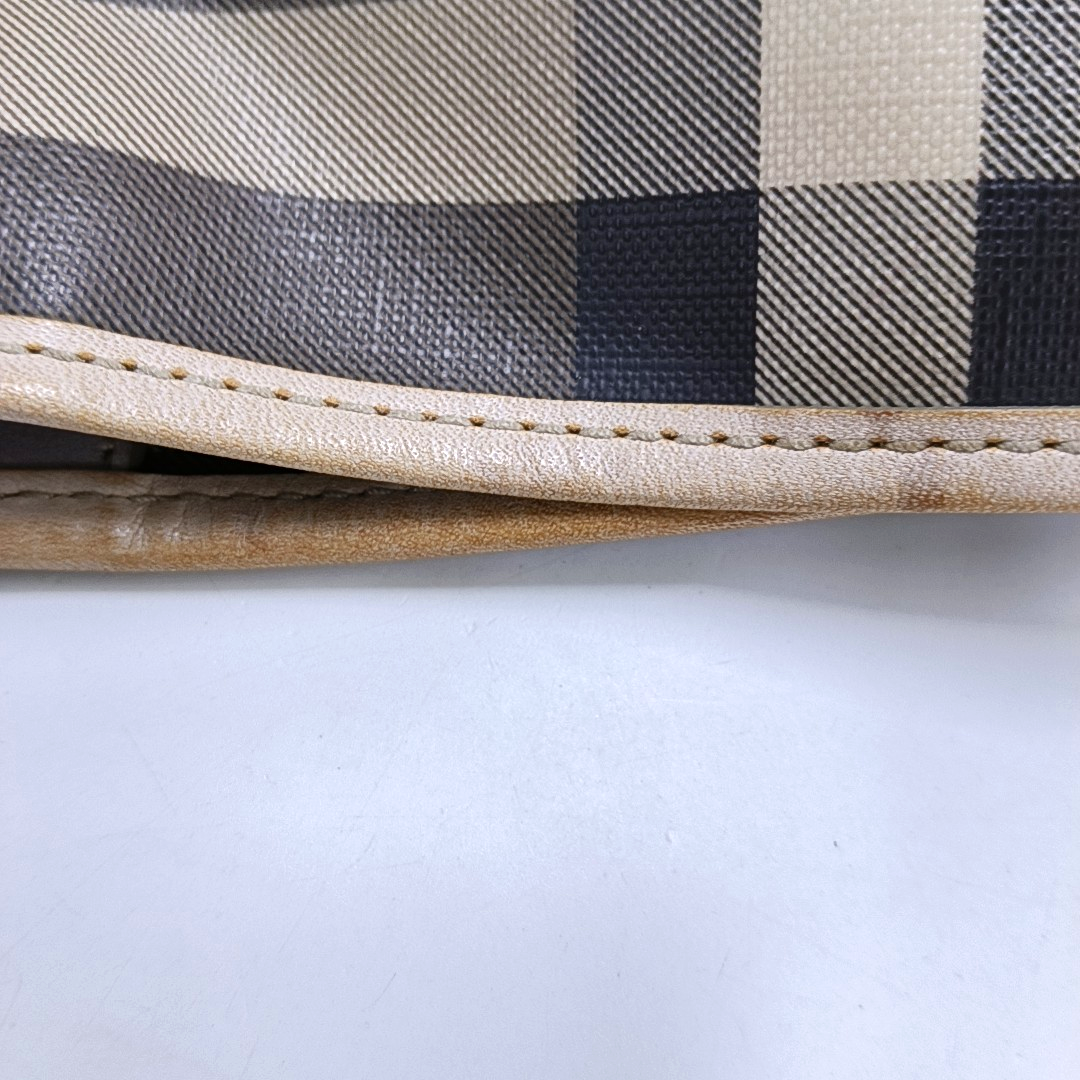 BURBERRY Canterbury Elephant Gray Coated Canvas Single Shoulder Bag Handbag Black hardware Sub-bag-(SKU)-952268685