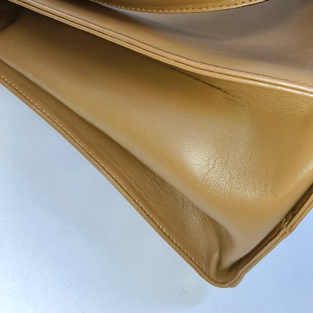 FERRAGAMO Tote bag Brown Cowhide Single Shoulder Bag Tote Golden hardware-(SKU)-941975755