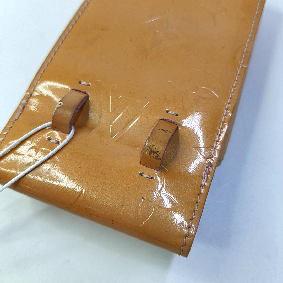 LOUIS VUITTON 黄色漆皮压纹Shoulder Bag腰包/胸包斜挎包 Golden hardware Vintage model Removable shoulder strap-(SKU)-958911124