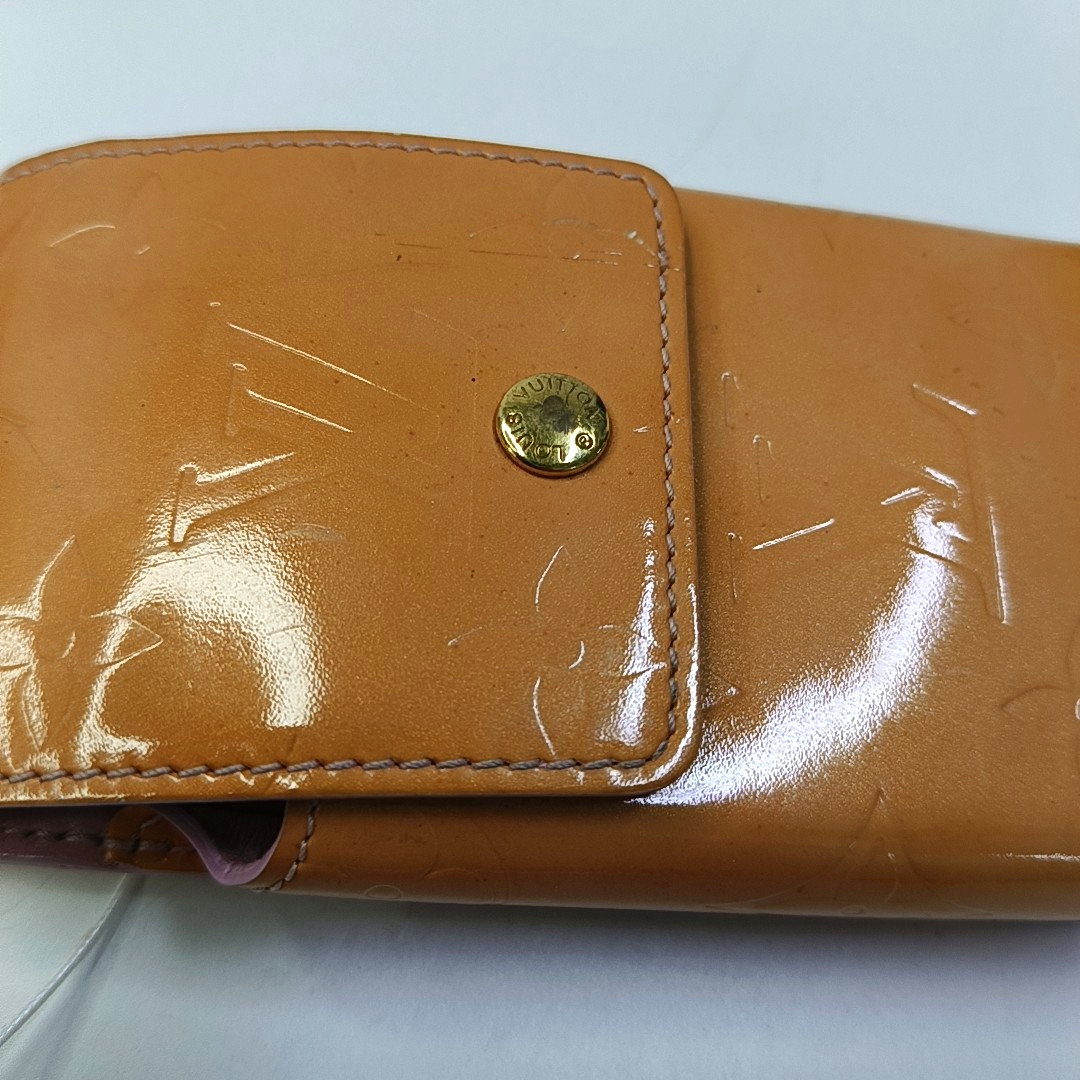 LOUIS VUITTON 黄色漆皮压纹Shoulder Bag腰包/胸包斜挎包 Golden hardware Vintage model Removable shoulder strap-(SKU)-958911124