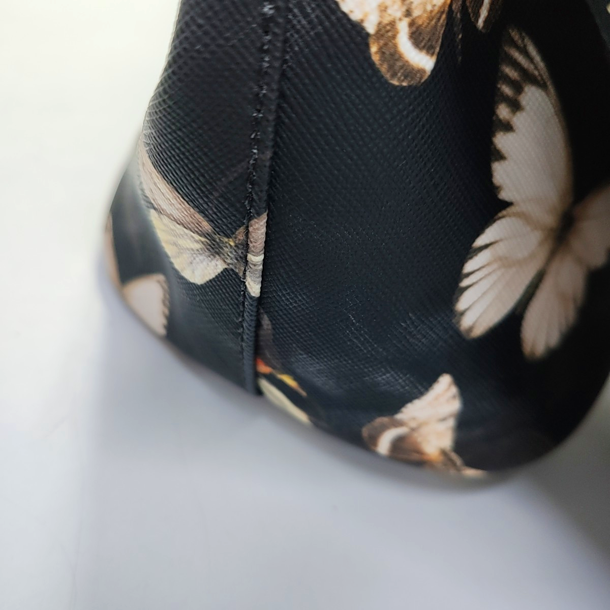 VERSACE Tote bag Black Leather Printed Single Shoulder Bag Golden hardware Sub-bag-(SKU)-944705290