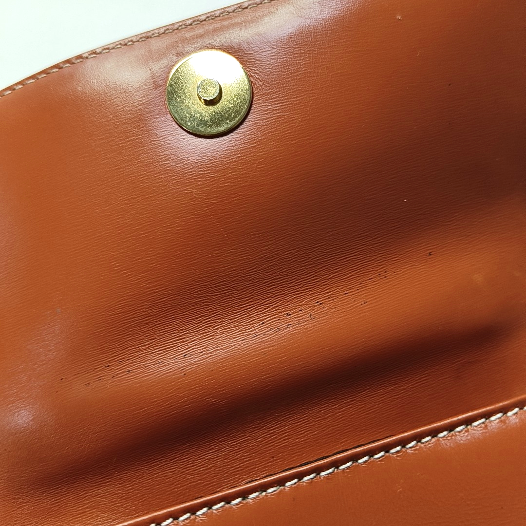 LOEWE Brown Cowhide Quilted shoulder bag Golden hardware-(SKU)-946671303