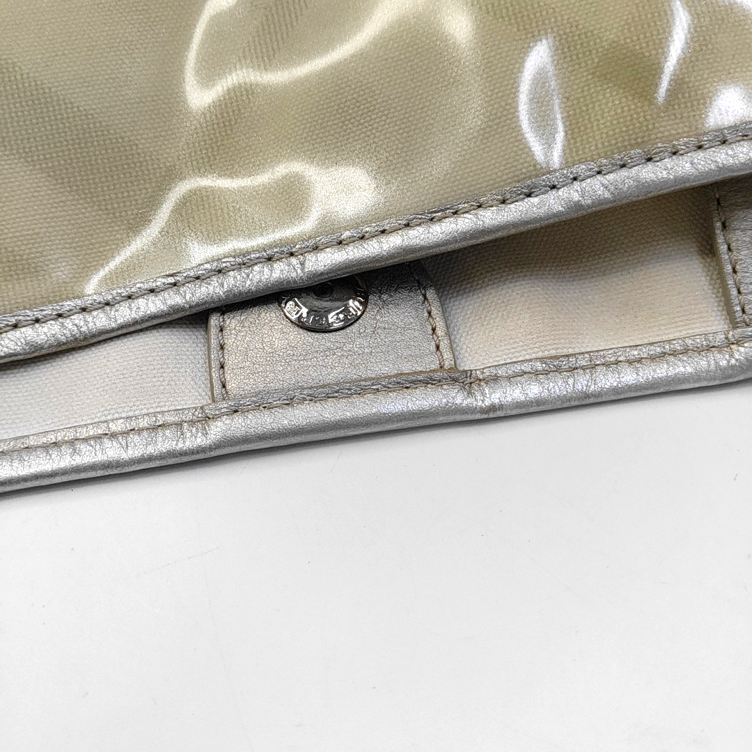 BURBERRY Tote bag Silver Special Material Printed Tote Bag Silver Hardware Sub-bag-(SKU)-957140002
