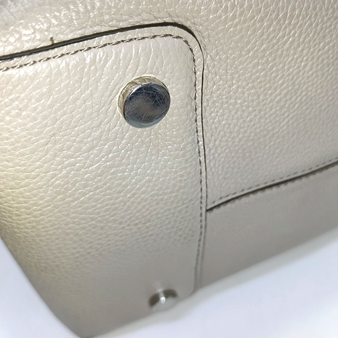MICHAEL KORS Mercer Gray cowhide single shoulder bag crossbody handbag Silver Hardware Removable shoulder strap-(SKU)-940249549
