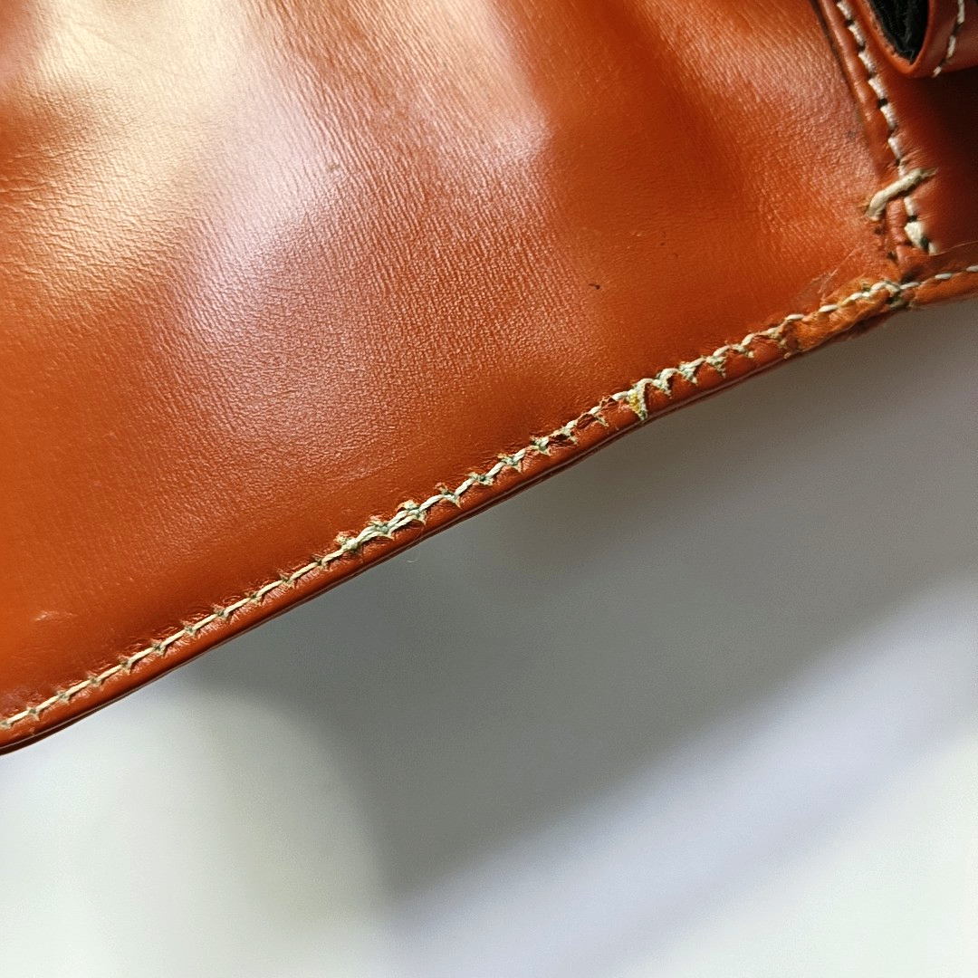 LOEWE Brown Cowhide Quilted shoulder bag Golden hardware-(SKU)-946671303