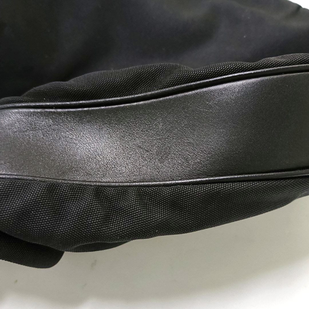 GUCCI Creole Black Canvas Single Shoulder Bag Tote Ruthenium color hardware-(SKU)-945095725