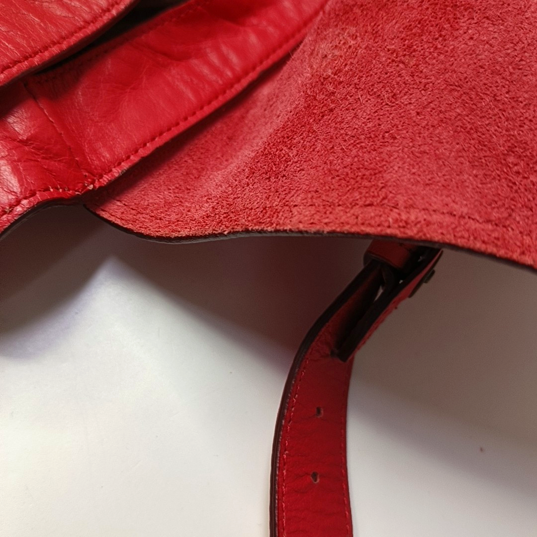 Mulberry Alexa Red Cowhide Single Shoulder Bag Handbag Crossbody Bag Golden hardware Removable shoulder strap-(SKU)-951491621