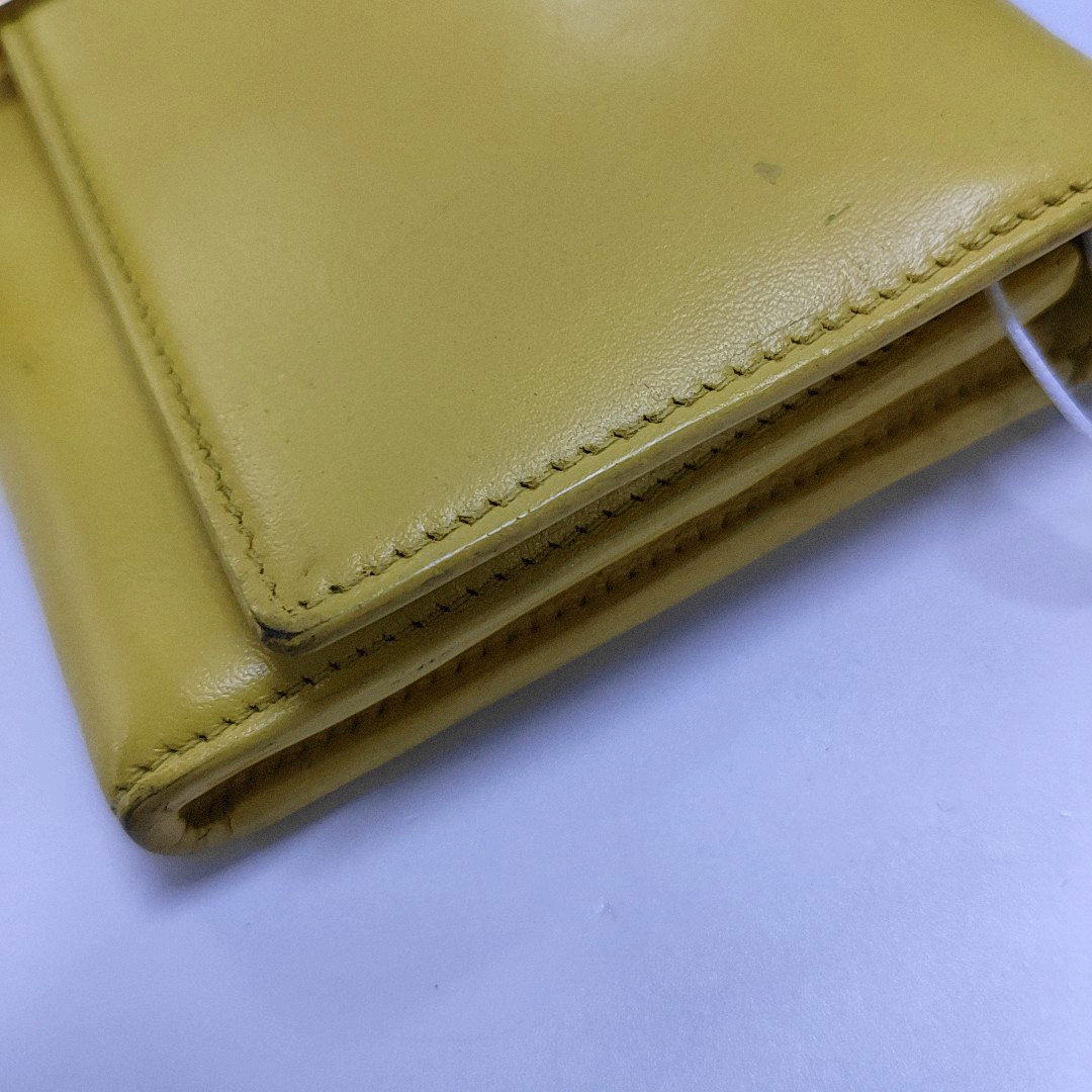 YSL CHYC Y LIGNE Yellow Cowhide Wallet Golden hardware-(SKU)-960428590