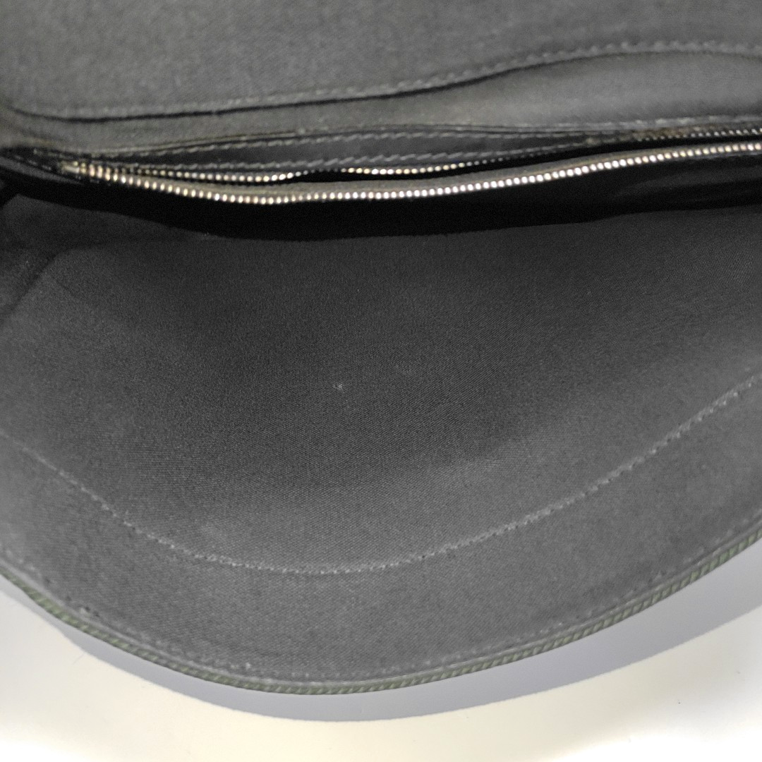 LOUIS VUITTON VIKTOR Black Cowhide Single Shoulder Bag Crossbody Bag Silver Hardware-(SKU)-955690536