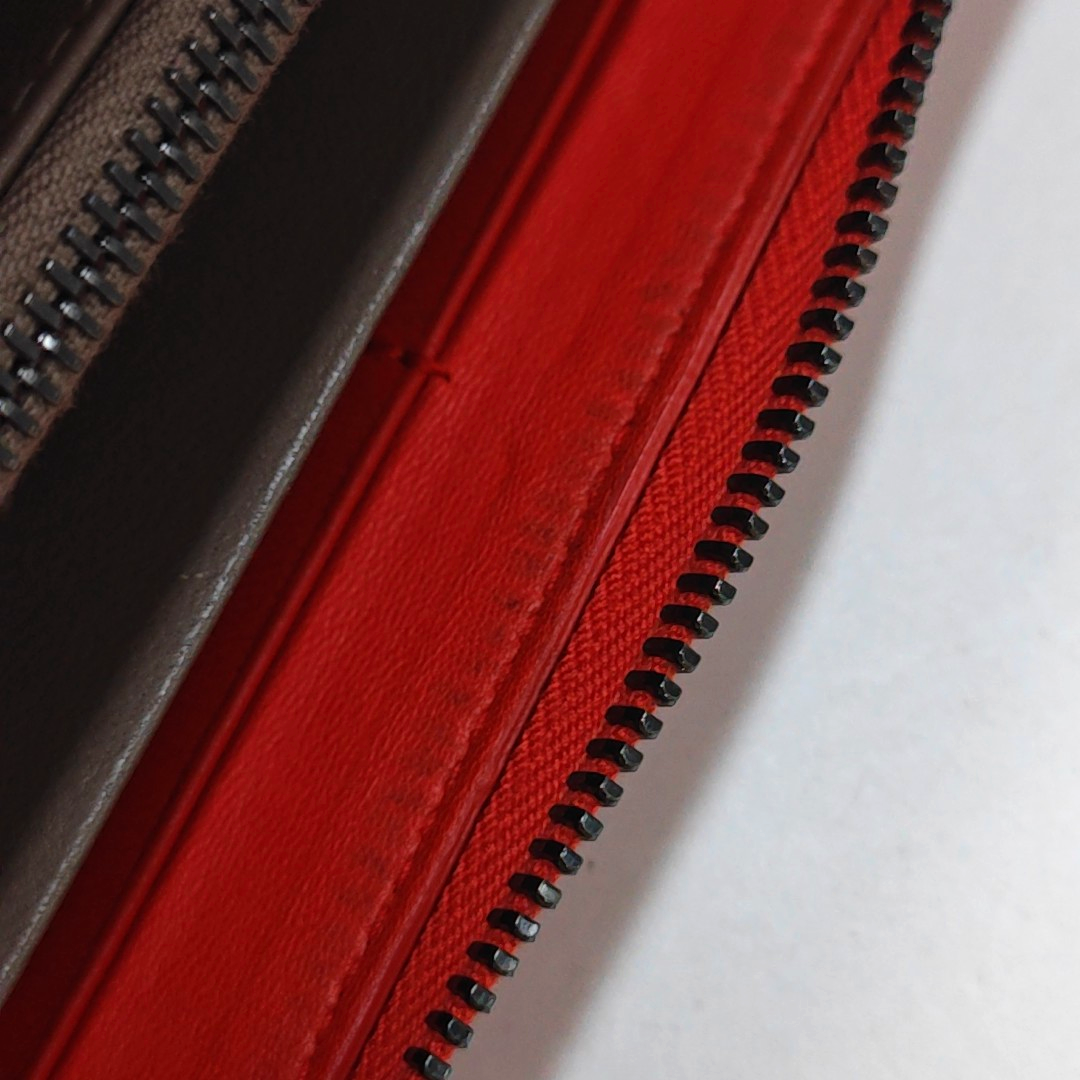 BOTTEGA VENETA Red Sheepskin Weave Wallet Ruthenium color hardware-(SKU)-949846993
