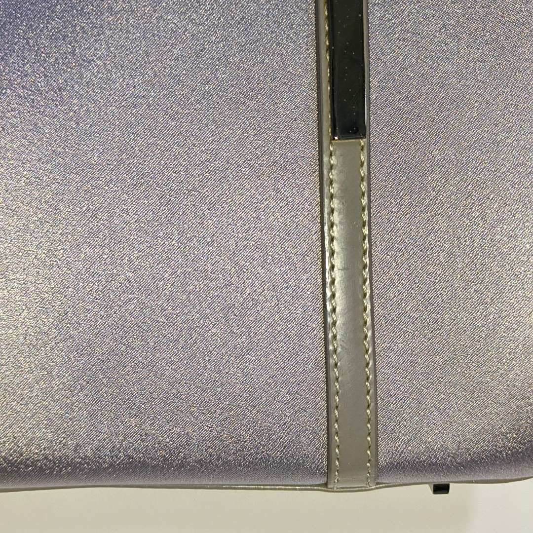 GUCCI Tote bag Light Grey Fabric Tote Shoulder Bag Silver Hardware-(SKU)-934354737