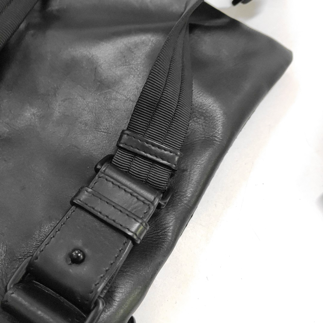 BOTTEGA VENETA Black Leather Embossed Single Shoulder Bag Tote Black hardware-(SKU)-951290647