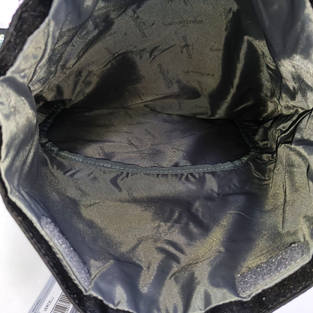 Samsonite Black Fabric Backpack Black hardware-(SKU)-952153602